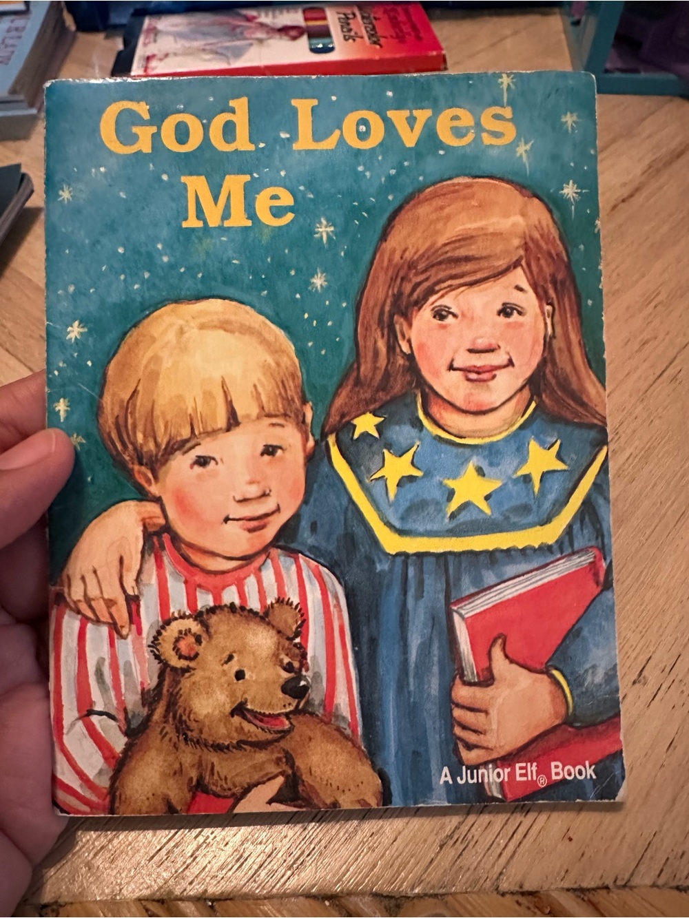God Loves Me Book
Vintage religious children’s book